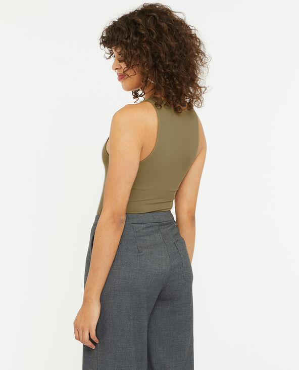 Body sans manche vert kaki - Pimkie