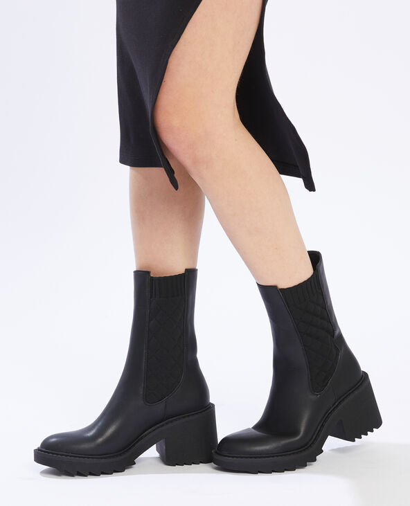 Bottines chelsea lastiques quadrill s