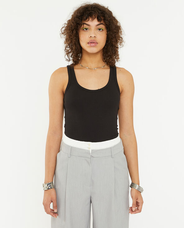 Debardeur en maille cotelee Pimkie