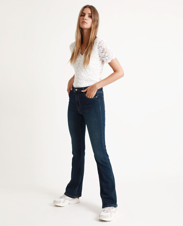 Tee-shirt en dentelle blanc - Pimkie