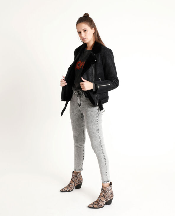 Veste style perfecto doublee