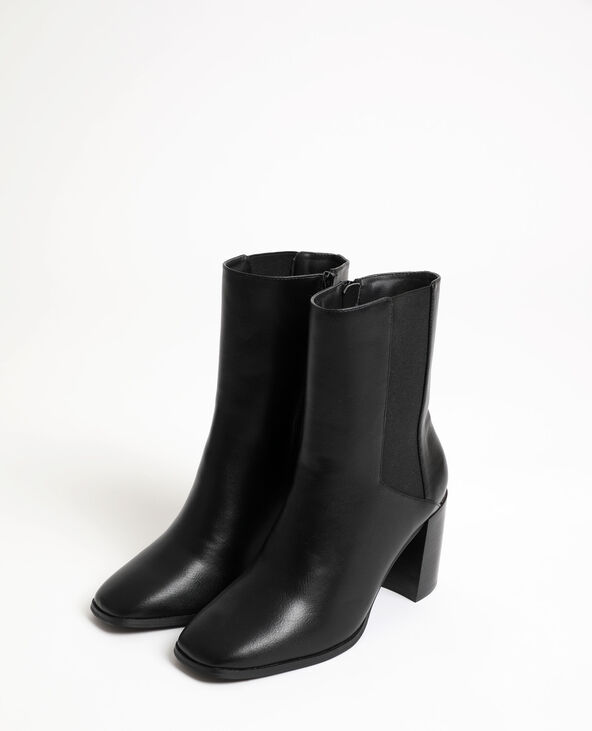 Bottes à talons hauts noir - Pimkie