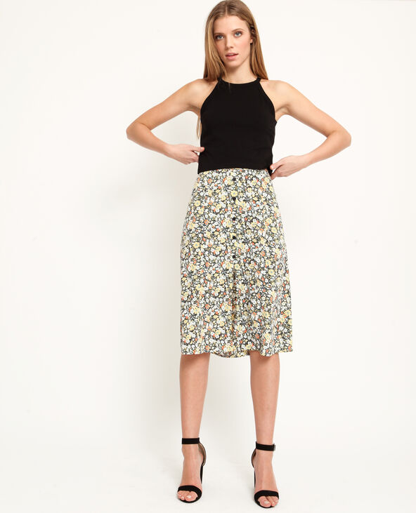 Cropped top uni noir - Pimkie
