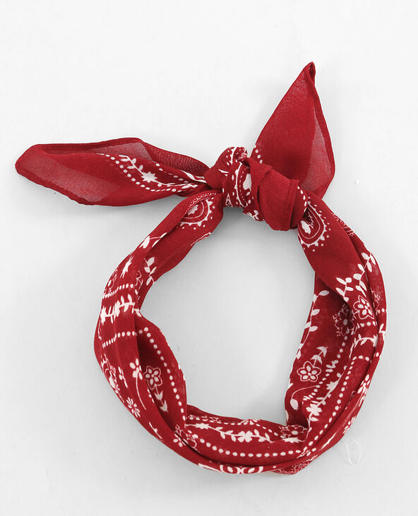 Bandana rouge bordeaux - Pimkie