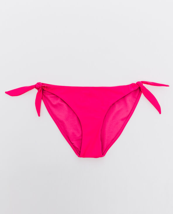 Culotte de bikini à nouer rose fuchsia - Pimkie