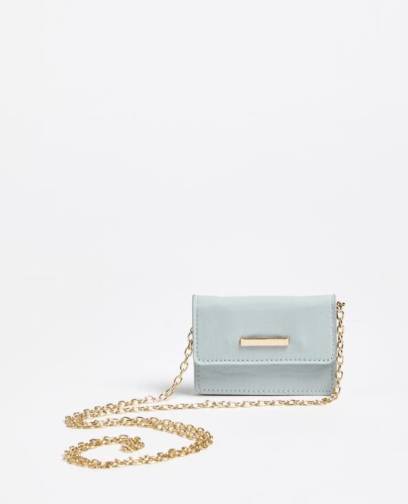 Porte-monnaie avec bandoulière bleu clair - Pimkie