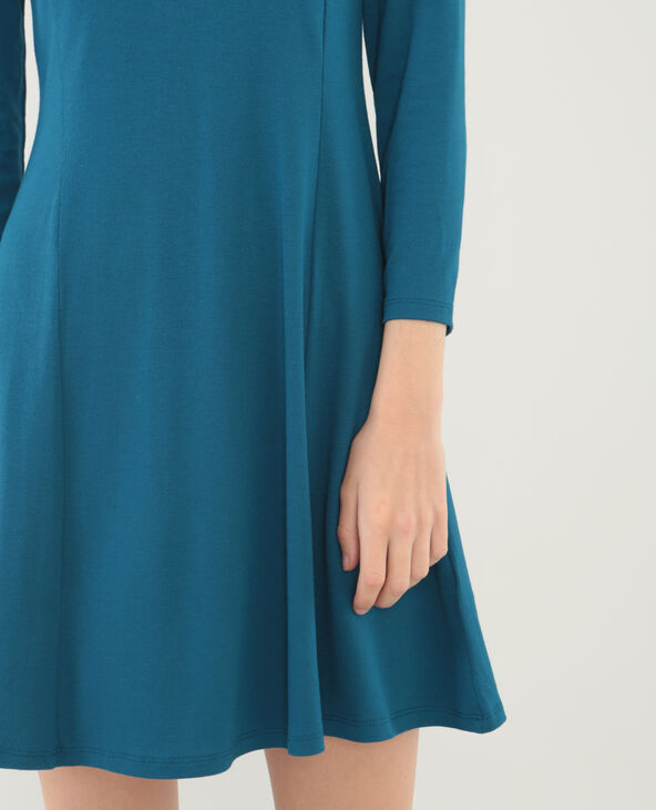 Robe trapèze bleu foncé - Pimkie