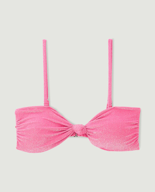 Haut de maillot bandeau rose - Pimkie