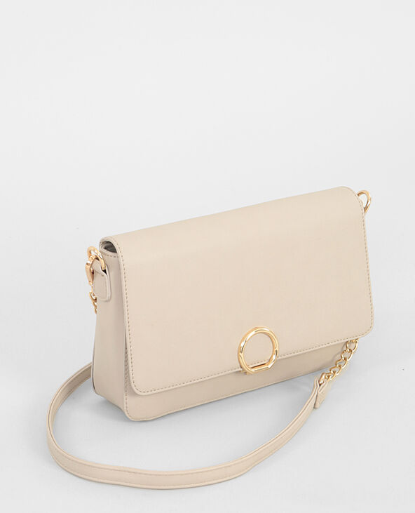 Pochette beige best sale doré