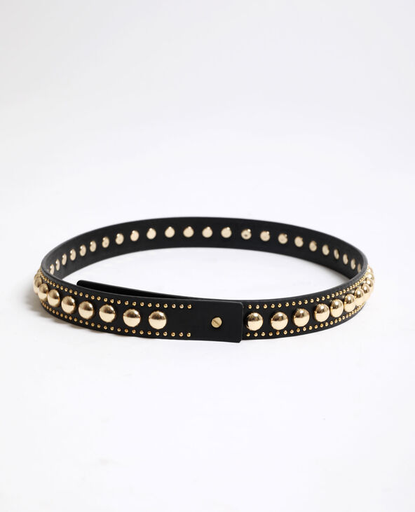 Ceinture à clous noir - Pimkie