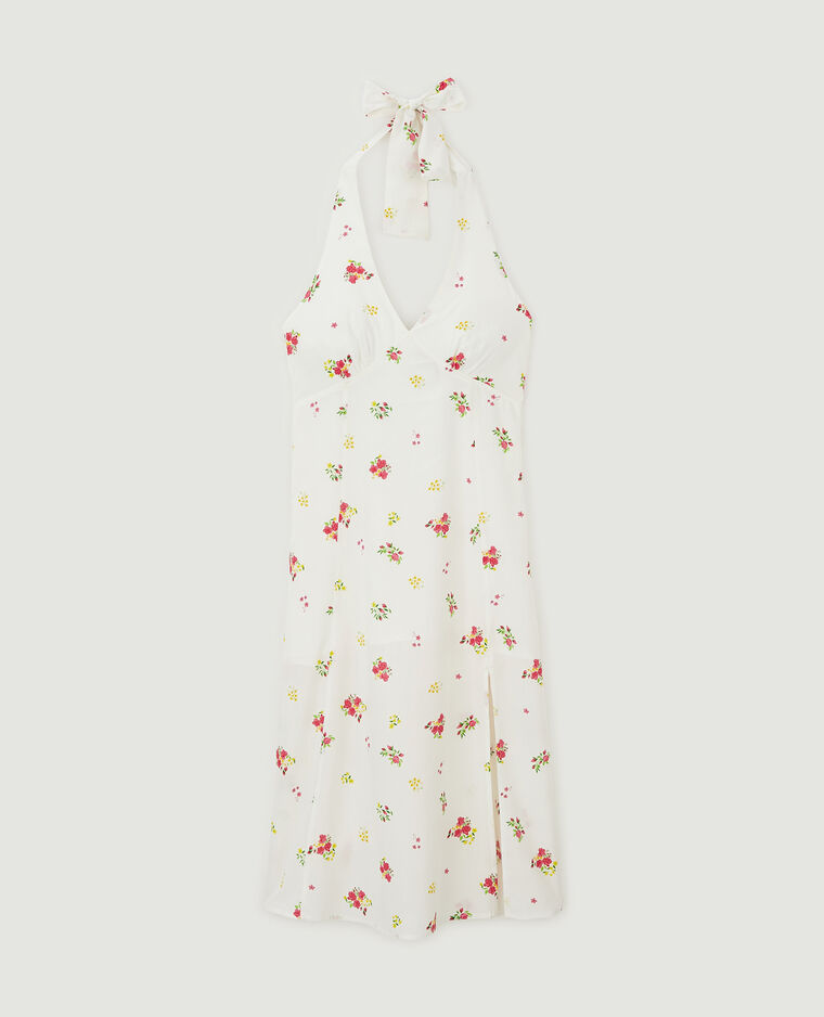 Robe midi dos-nu blanc - Pimkie