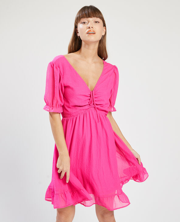 Robe fluide a volant discount