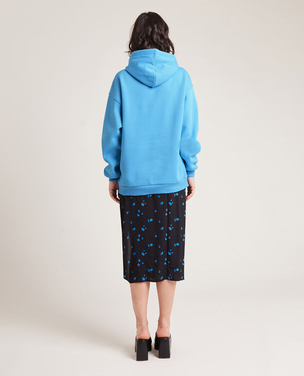 Sweat capuche bleu clair - Pimkie