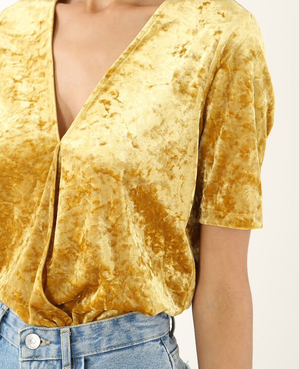 Body croisé jaune ocre - Pimkie