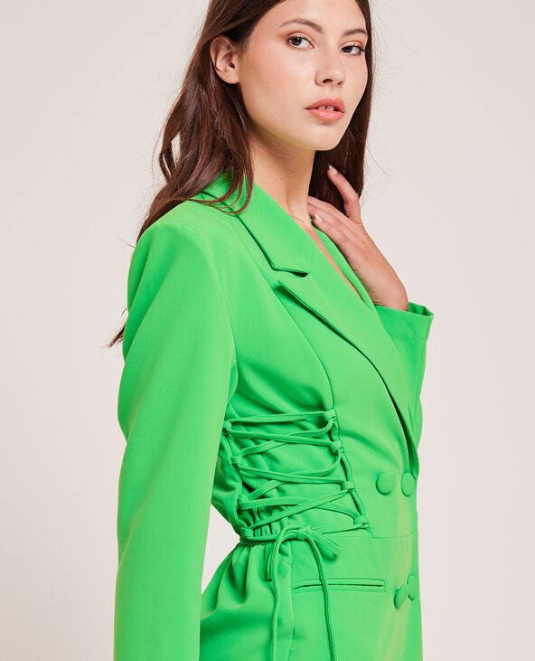 Combi short blazer avec lacets