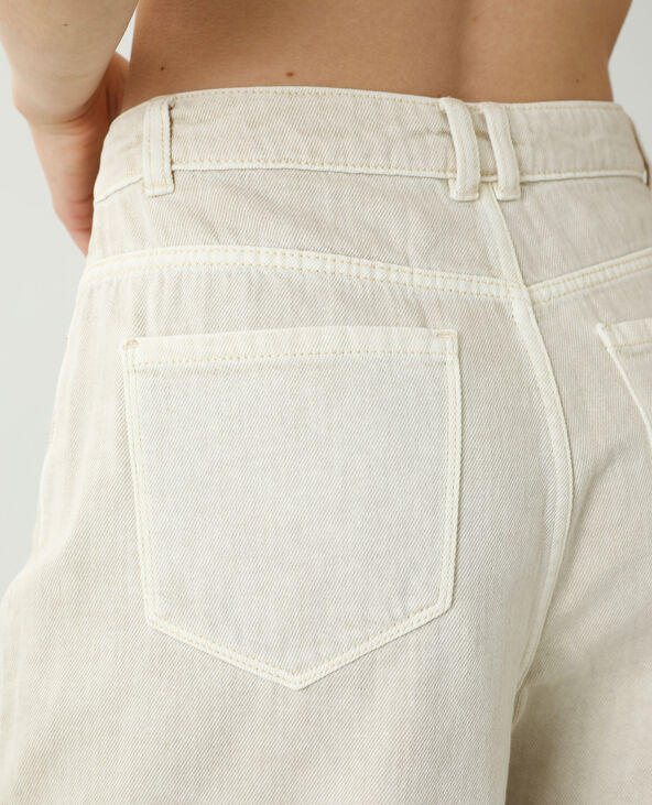 Jean slouchy high waist beige - Pimkie