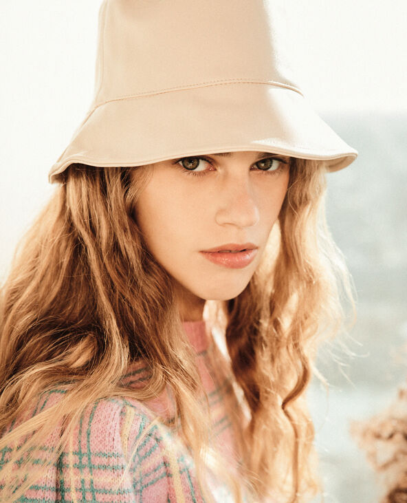 Bob en simili cuir beige - Pimkie