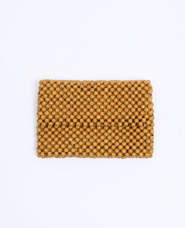 Petit sac en perles beige - Pimkie
