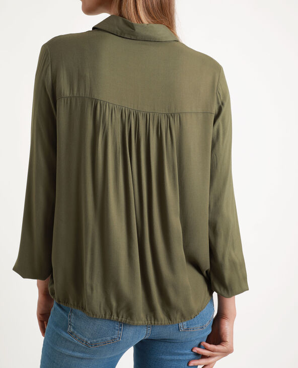 Chemisier fluide taupe - Pimkie