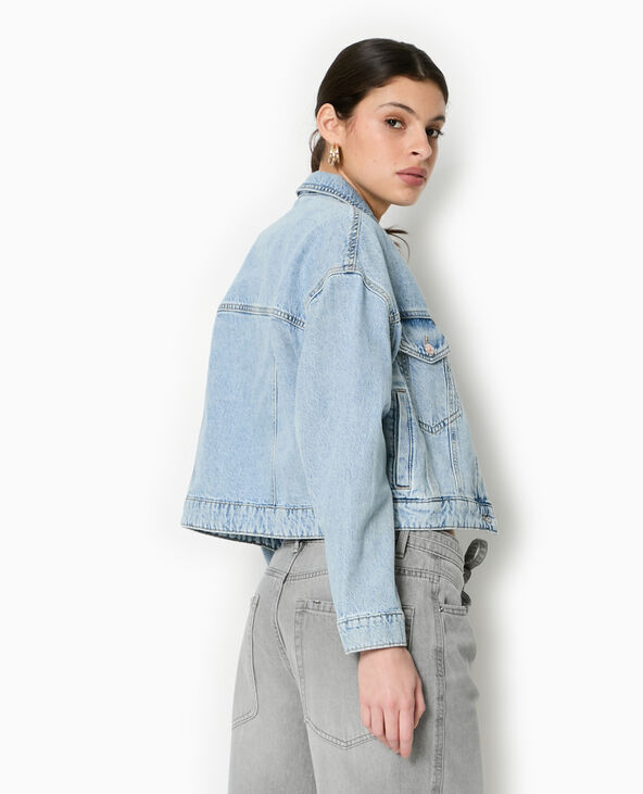 Veste en jean bleu - Pimkie