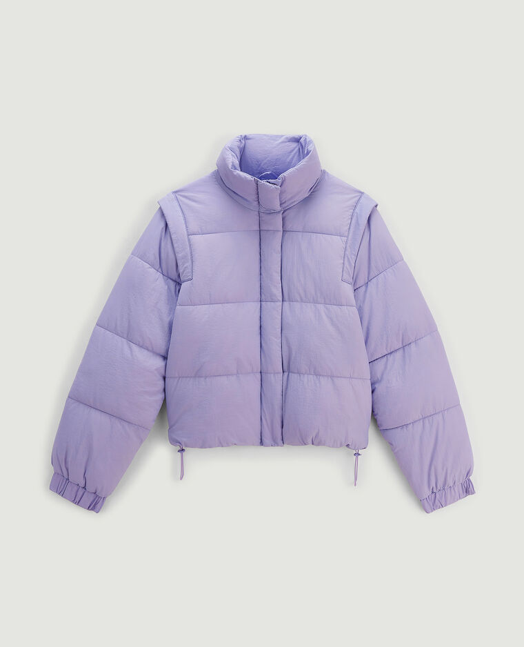 Doudoune courte violet - Pimkie