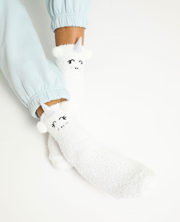 Chaussettes licorne blanc - Pimkie
