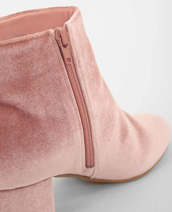 Boots velours Pimkie