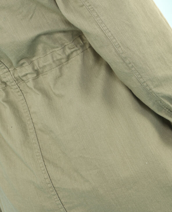 Parka army coton vert de gris - Pimkie