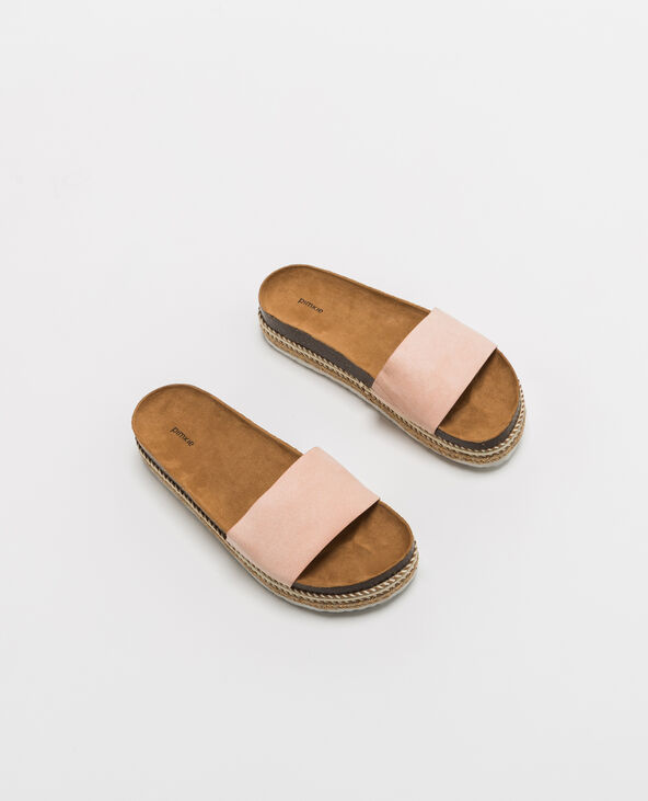 Sandales à plateforme rose clair - Pimkie
