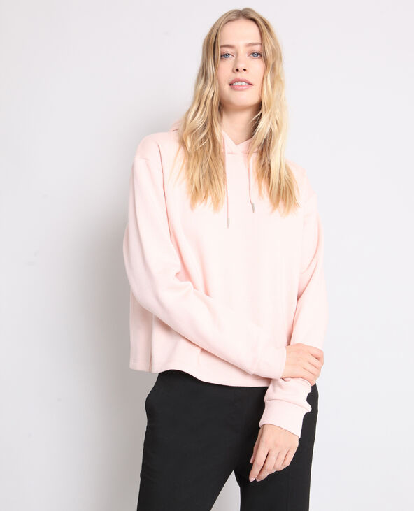 Sweat à capuche rose clair - Pimkie