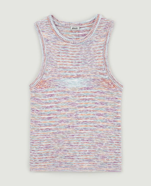 Top sans manche en maille lilas - Pimkie