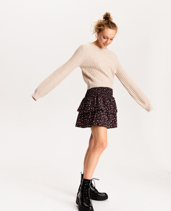 Pull côtes plates beige - Pimkie