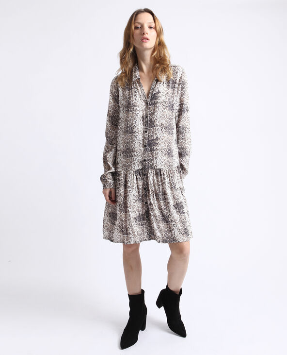 Robe chemise python outlet