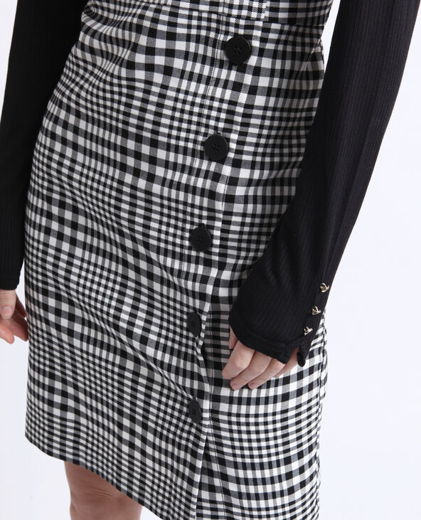 Robe vichy noir - Pimkie