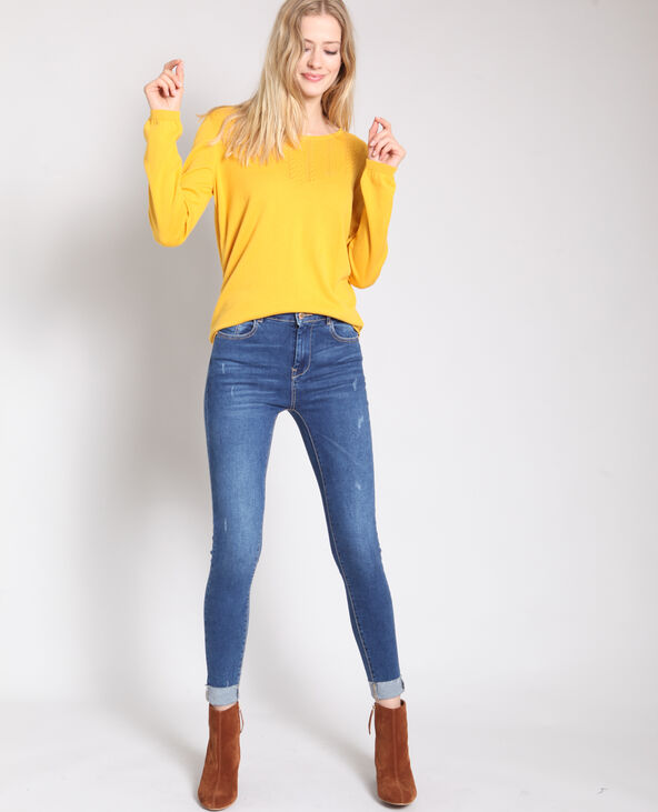 Pull léger jaune ocre - Pimkie