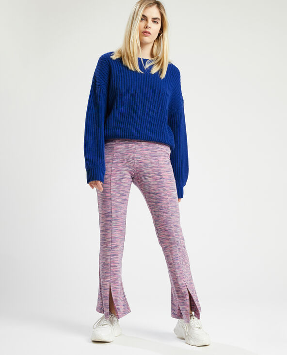 Pull grosse maille bleu électrique - Pimkie