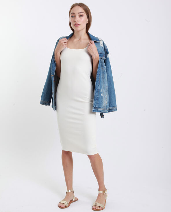 Robe moulante blanc - Pimkie