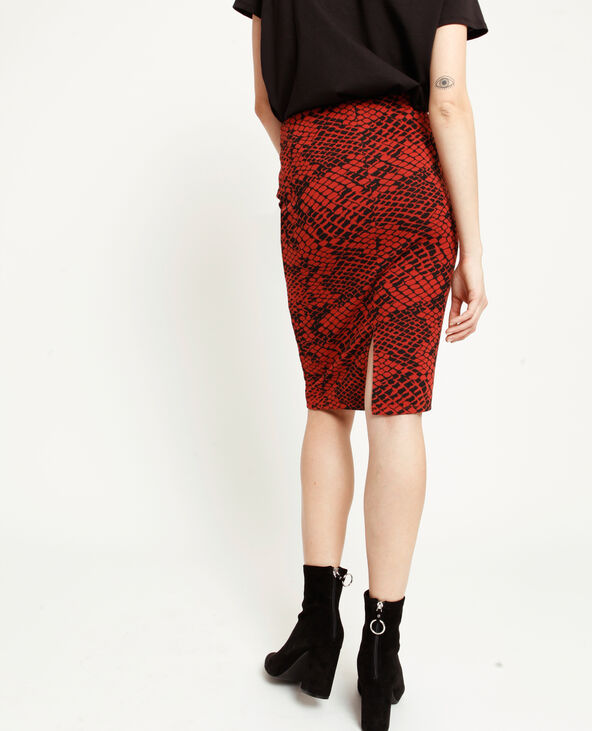 Jupe online python rouge