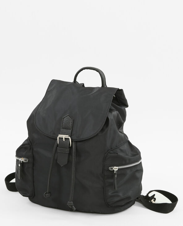 Sac à dos satiné noir - Pimkie