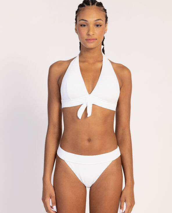 Haut de maillot triangle foulard écru - Pimkie