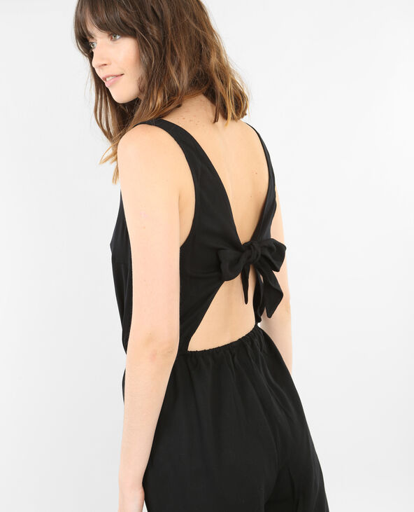 Combi-pantalon dos nu noir - Pimkie