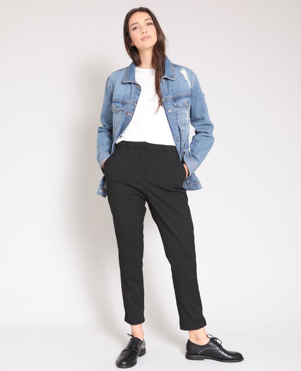 Pantalon cigarette noir - Pimkie