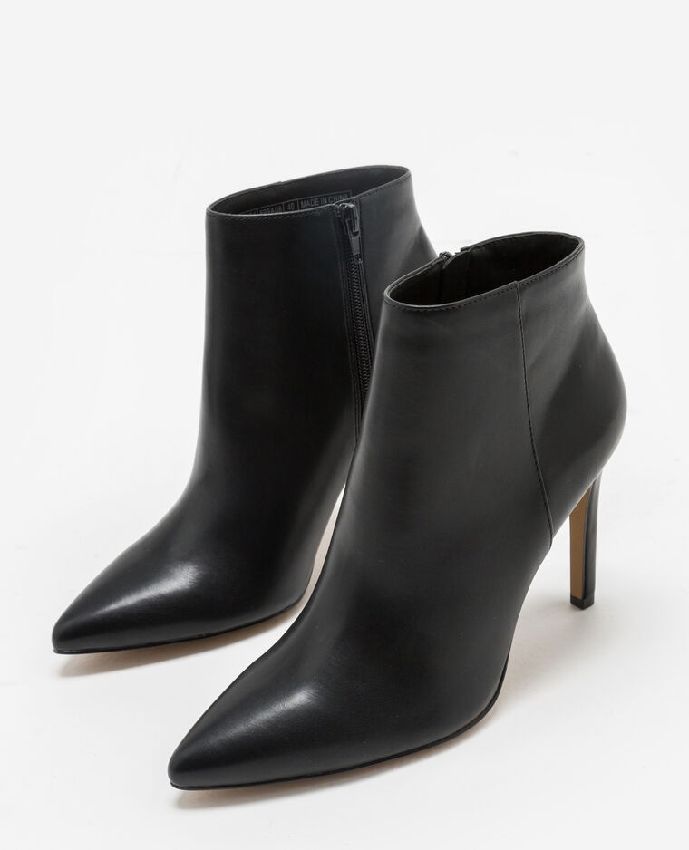 Bottines à talons aiguilles noir - Pimkie