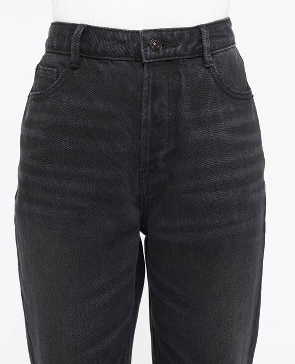 Jean mom taille haute trashé noir - Pimkie