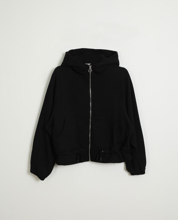 Veste à capuche noir - Pimkie