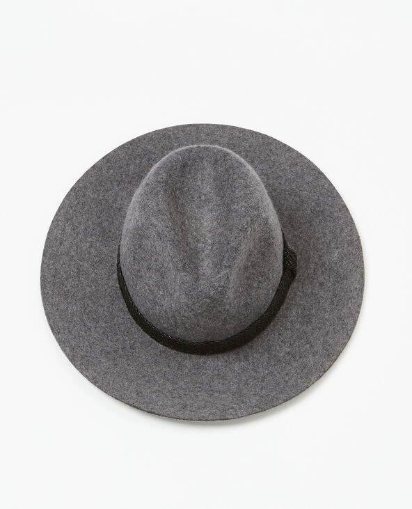 Fedora bande irisée gris foncé - Pimkie