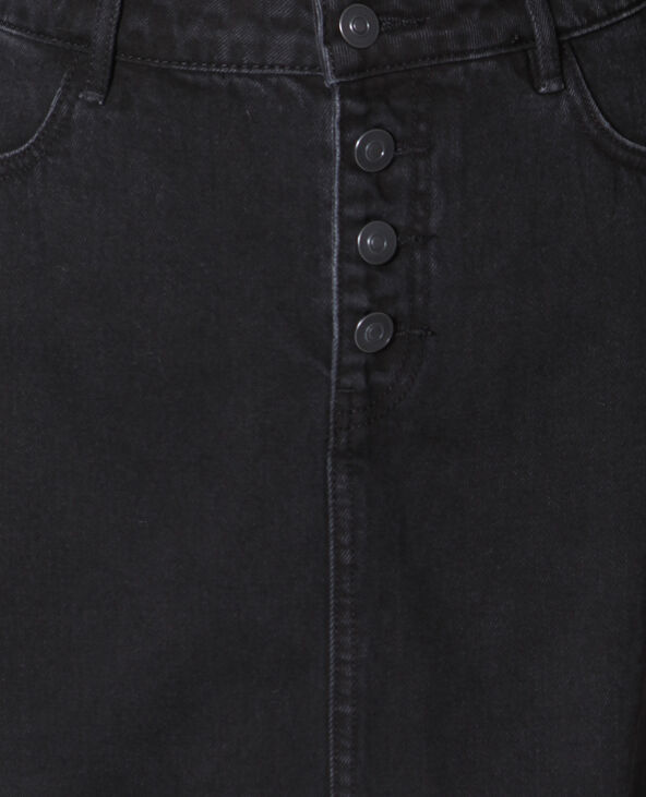 Jupe en jean noir - Pimkie