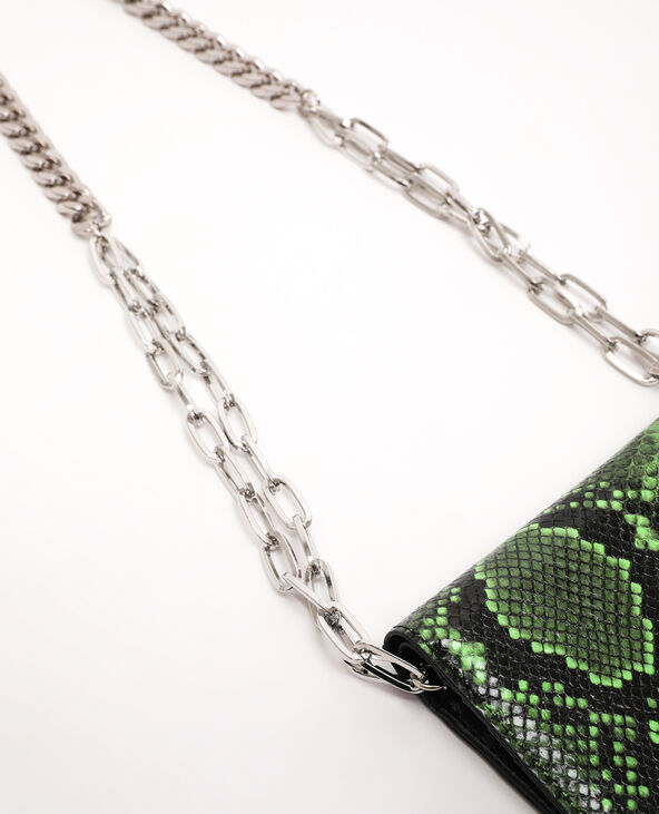 Porte-monnaie avec chaînes vert - Pimkie
