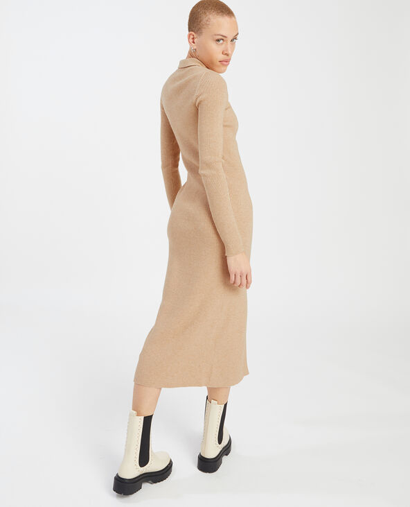 Robe longue gilet beige - Pimkie