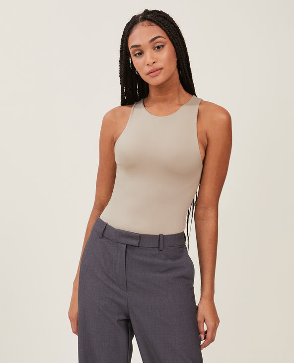 Body sans manches beige - Pimkie